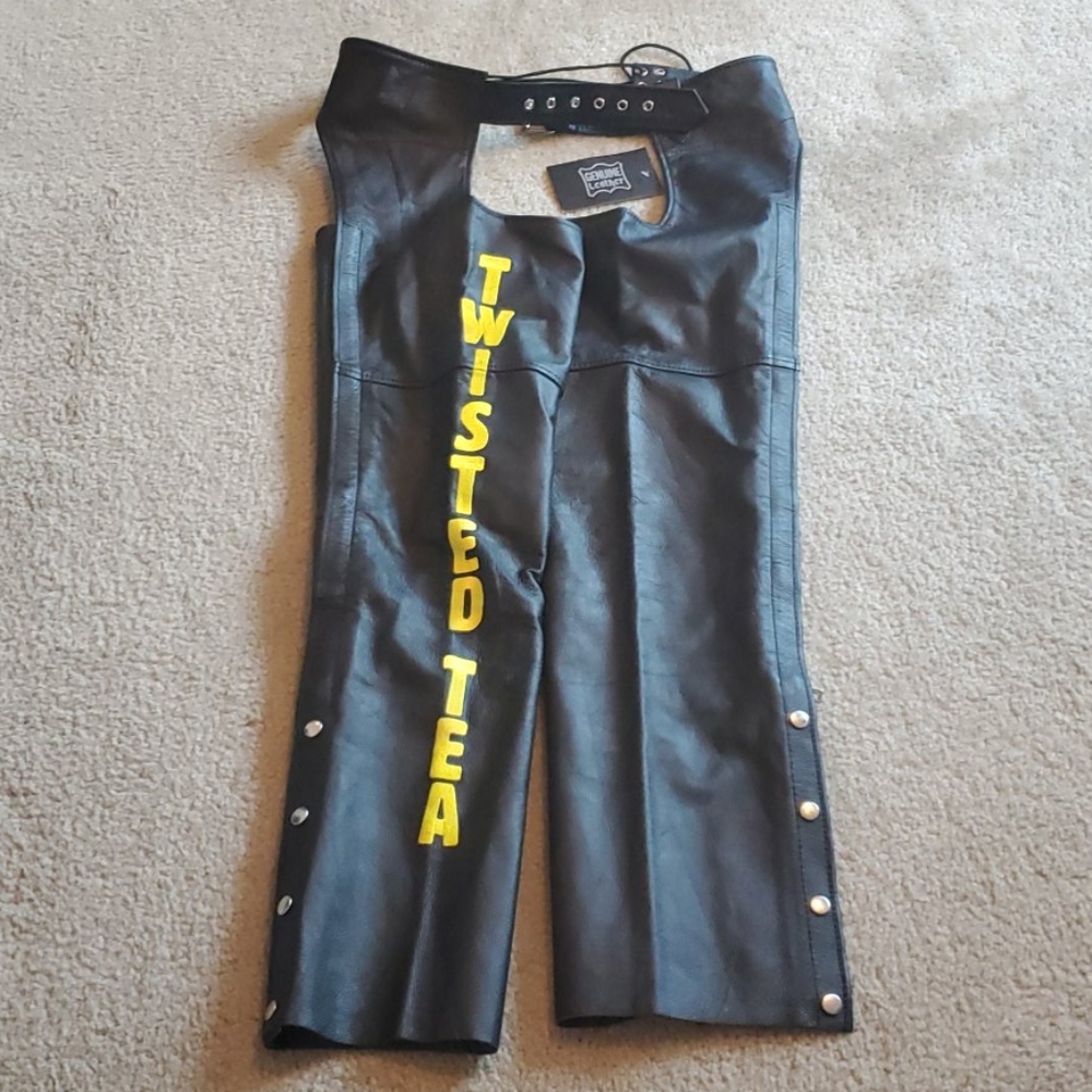 NWT Twisted Tea Leather Chaps